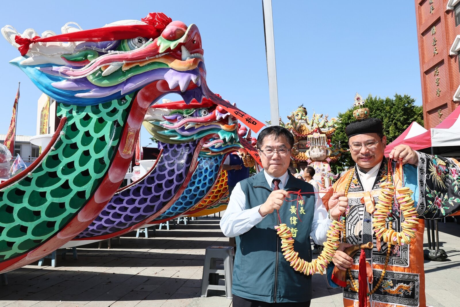 2025台南國際龍舟錦標賽點睛 黃偉哲邀民眾觀精彩競賽 為選手加油